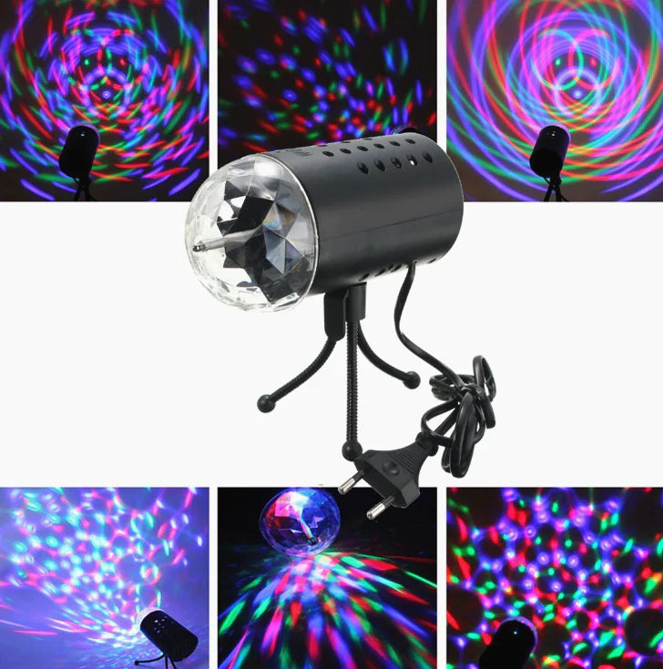 Sound-Controlled trending Light with Tripod and Rotating Colors