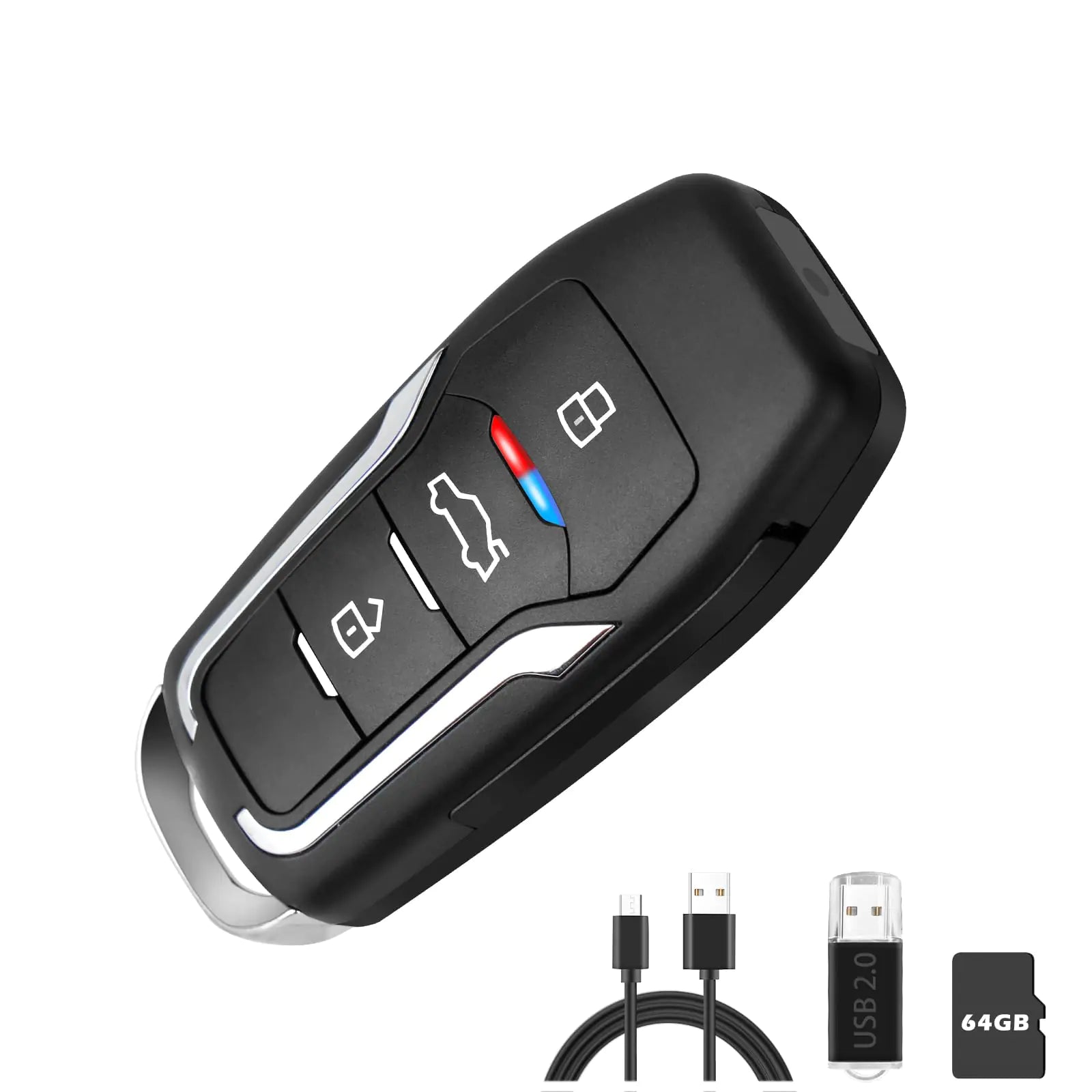 Yhsfsveh Hidden Camera Car Key -1080P-Portable Mini Camera-Hidden Camera with Motion Detection Security Camera