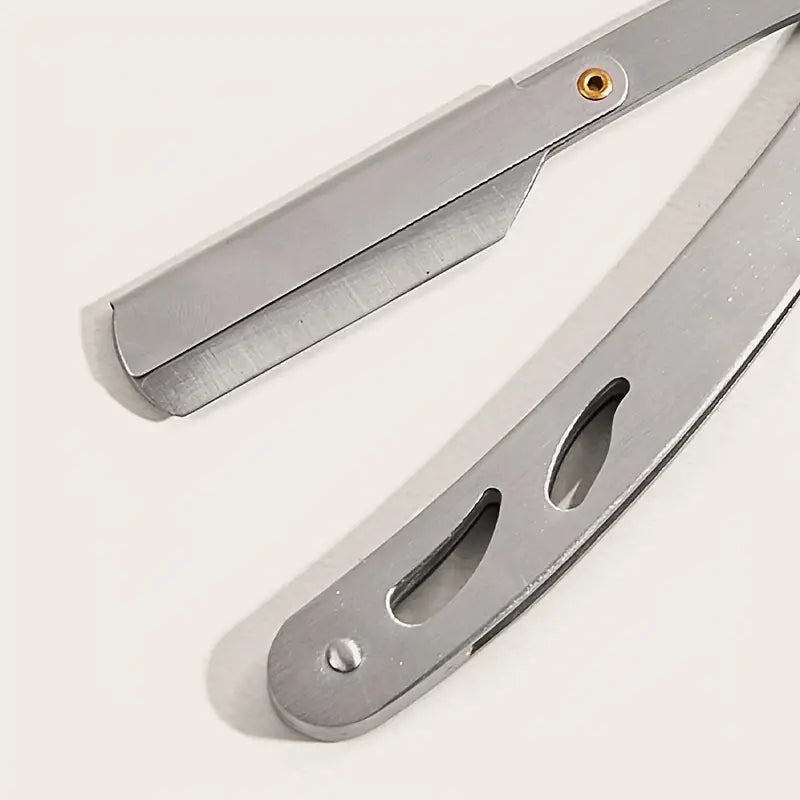 Professional Barber Straight Edge Razor - Stainless Steel