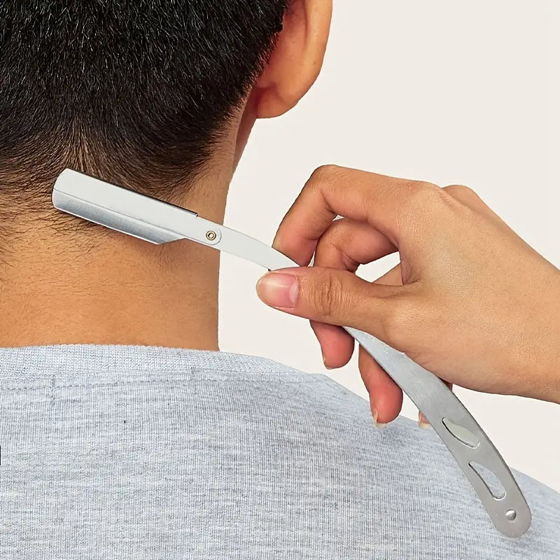 Professional Barber Straight Edge Razor - Stainless Steel