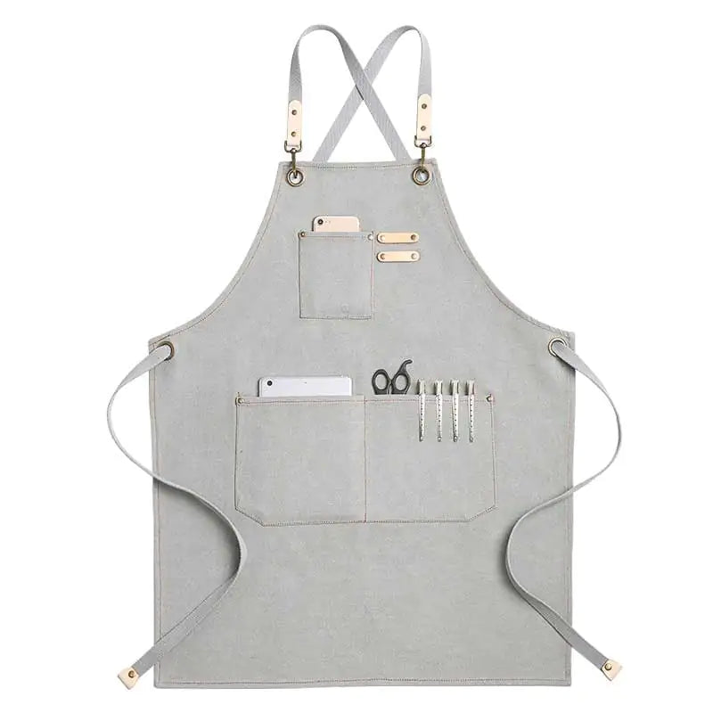 Trendy Fashion Apron for Female Barber Shop Work Wear