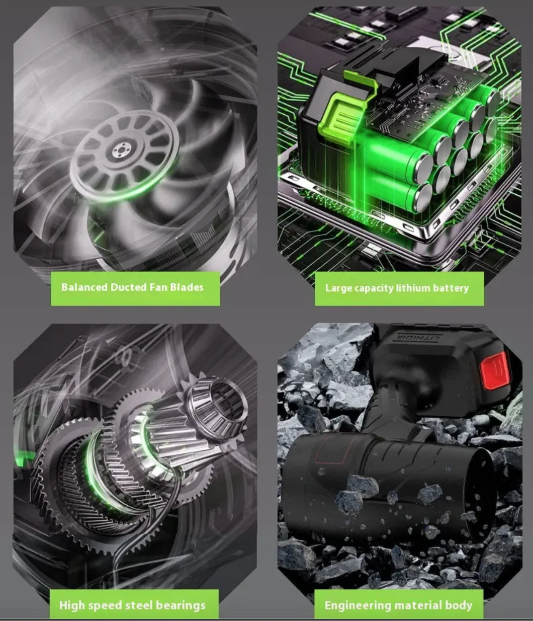 Dual-Use Lithium Blower
