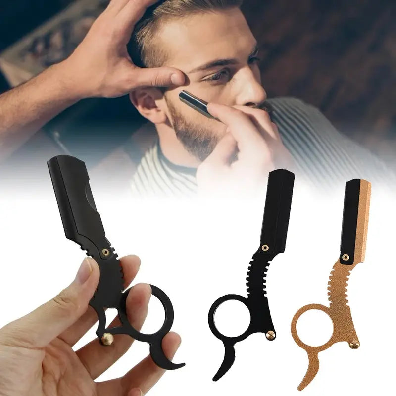 Manual Barber Razor for Haircut, Beard, and Eyebrow