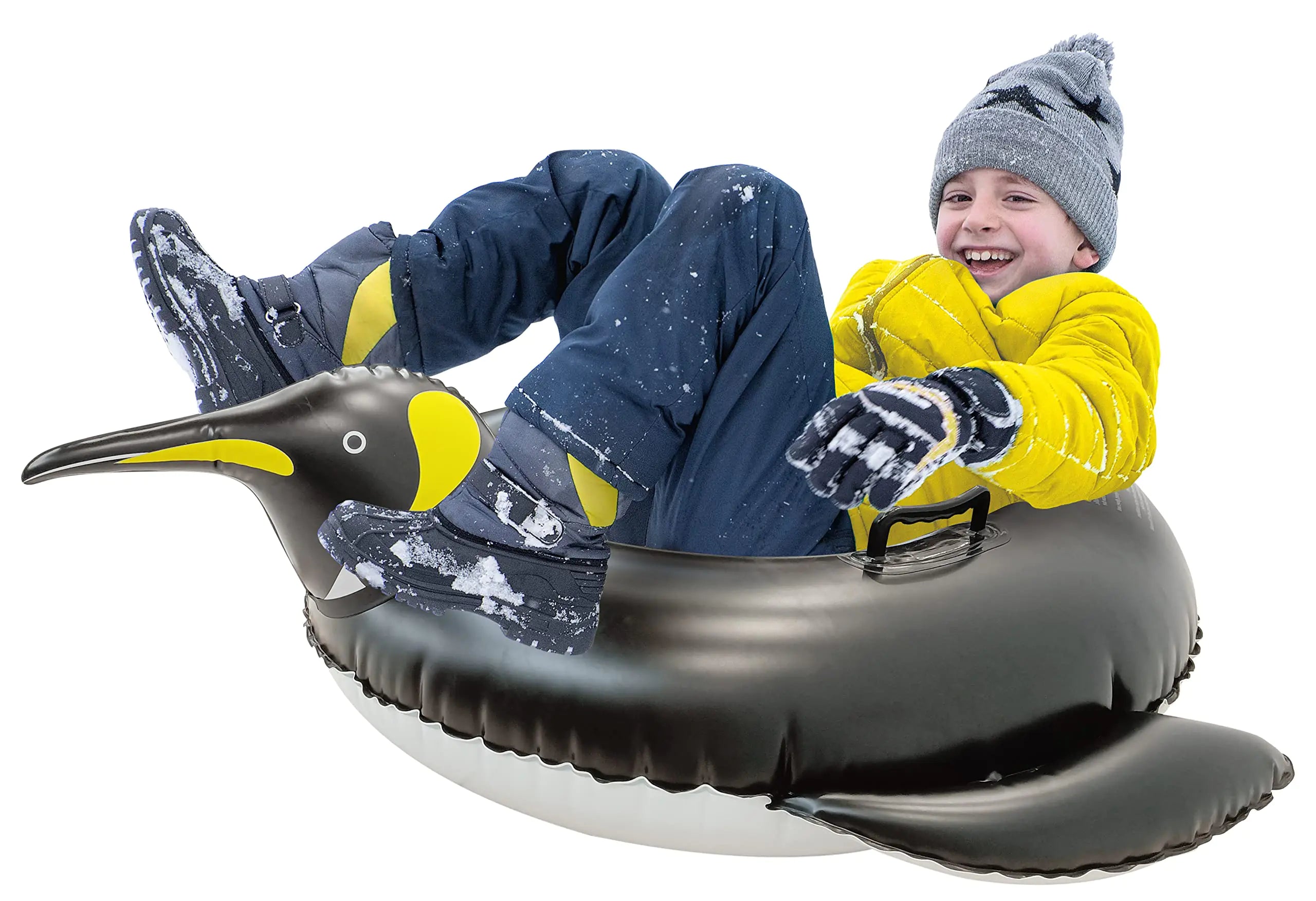 Snow Tube: Inflatable Snow Toy for Kids Winter Sled Animal Snow Toy